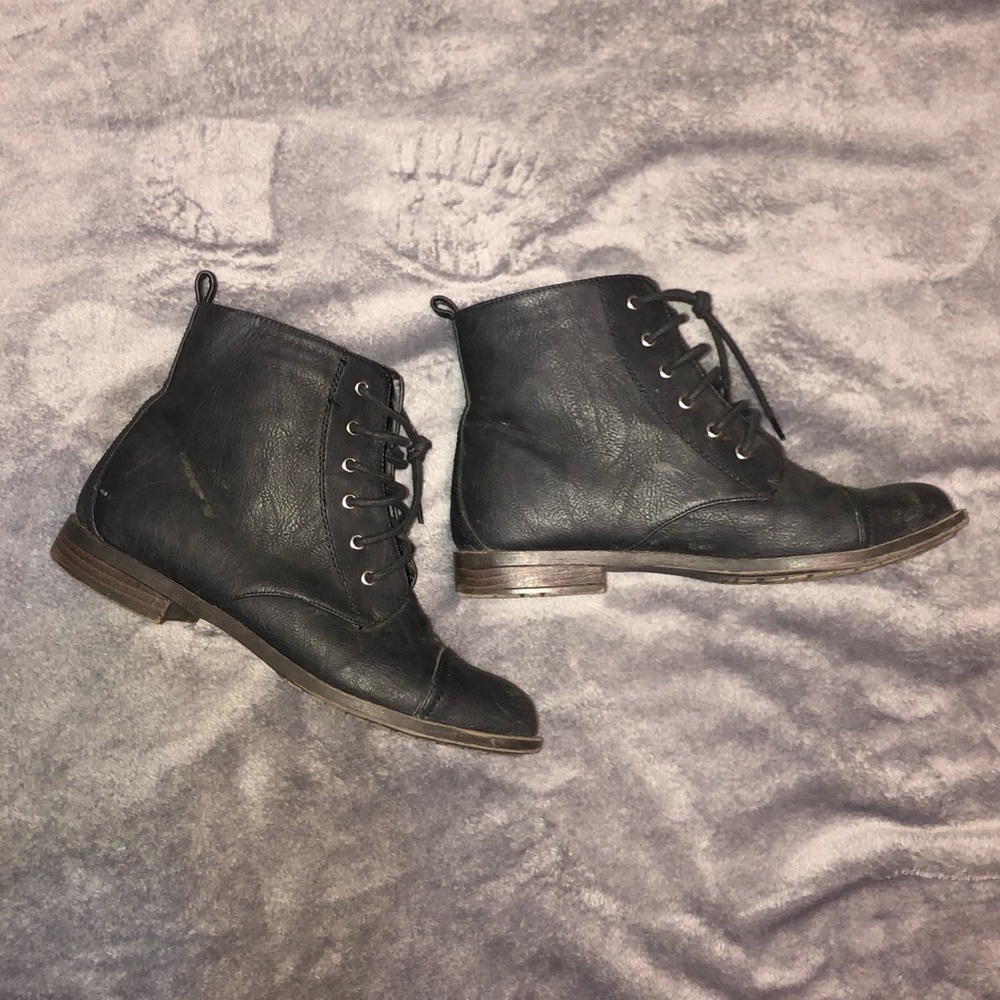 Black Combat Boots
